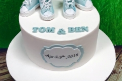 Tom & Ben - Christening Cake