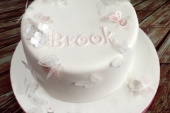 Brooke - Butterfly Communion Cake