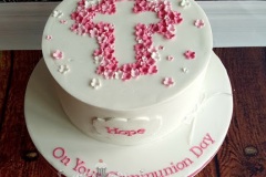 Hope - Pink Blossoms Communion Cake