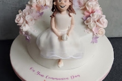 Kate - Pastel Roses Communion Cake