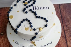 Ronan - Rosary Beads Communion Cake