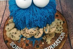 Sophie - Cookie Monster Confirmation Cake