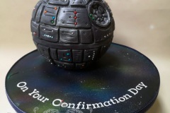 Kelly - Deathstar Confirmation Cake