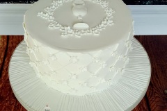 Suzanne - White Communion Cake