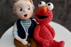 Oli & Elmo Cake Topper