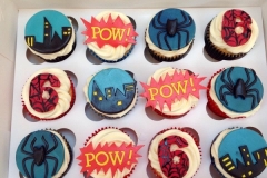 Spiderman Cupcakes