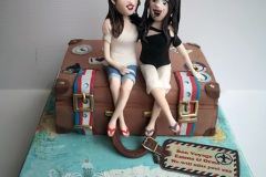 Emma & Orna - Bon Voyage Cake