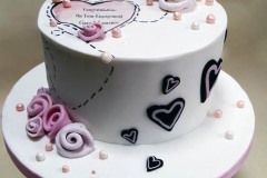 Ciara & Laurence Engagement Cake