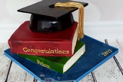 Brian - Graduation Cake / Books Cake