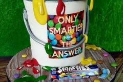 Paint Tin Cake - Guess How Many Smarties Cake