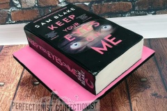 Keep Your Eyes on Me - Book Launch cake