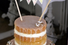 Ben and Rachel - Dessert Table Wedding Cake