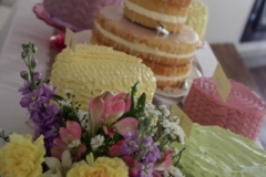 Ben and Rachel - Dessert Table Wedding Cake