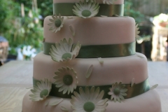 Joanne and Stephen - Olive and Daisies Wedding cake