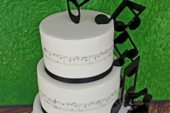 Sharon and Robert - Musical Wedding Cake