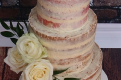 Declan and Derek - Naked Wedding Cake