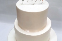 Audrey & Ken - Elegant Wedding Cake